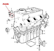 Volvo Penta pencil anode