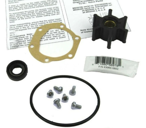 Volvo Penta D1-30 raw water pump, impeller & service kit