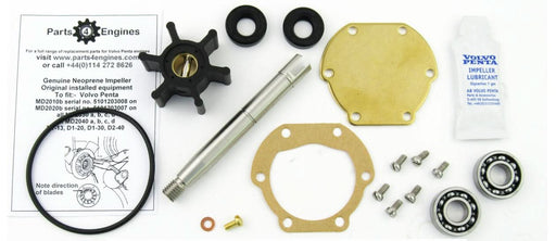 Volvo Penta MD2030 raw water pump, impeller & service kit