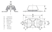 Perkins 4.107M engine mounts