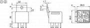 Aftermarket Volvo Penta starter motor relay